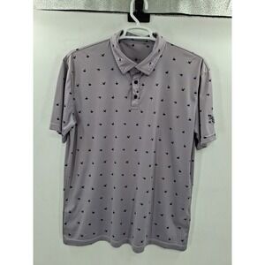 Swannies Golf Performance Polo‎ Shirt Mens Size XL Light Purple